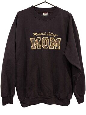 Vintage Mohawk College Mom Crewneck Sweatshirt XL Canada Made